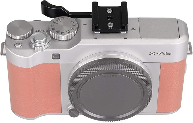 Hot Shoe Thumb Up Rest Hand Grip,with Cold Shoe， Compatible with Olympus Fuji