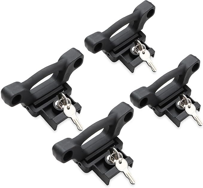 auovo Boxlink Cleats 4 Pack Tie Down Anchors Fit for Ford F150/F250/F350 2015-2025 2026 Truck Bed Tie Down Anchors Replace# FL3Z-99000A64-B