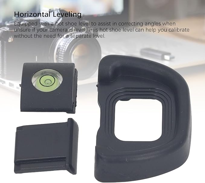 Eyepiece Eyecup Eye Cup, DK 31 Viewfinder Eyepiece Eyepiece + Level + Hot Shoe Cover 3 in 1 Set for Camera Viewfinder Microsingle Goggles