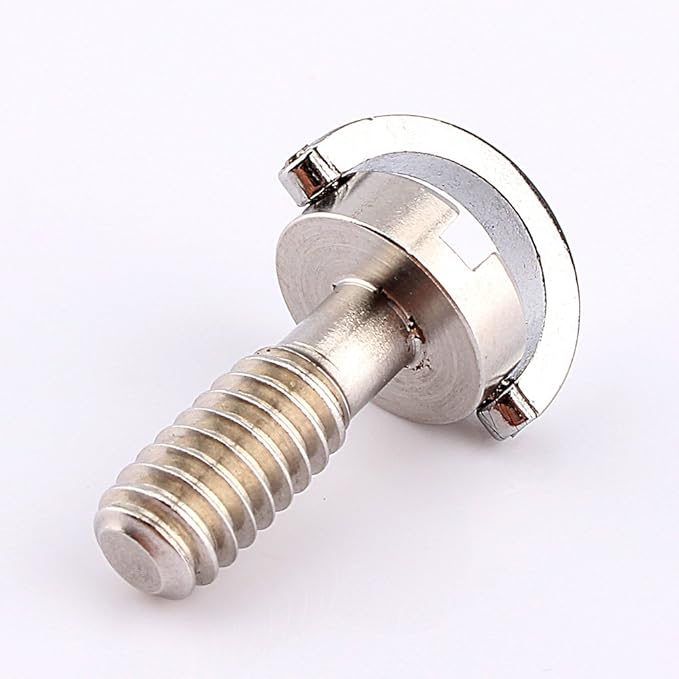 Yosoo D Shaft D-Ring Thumb Screw Adapter 1/4''-20 Thead for Camera Tripod QR Quick Release Plate