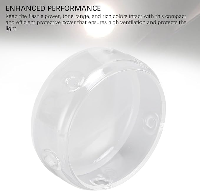 for Godox AD300 PRO Glass Lampshade Photography Light Accessories, Light Dome Protective Cover for Godox AD300Pro Flashing Lighting