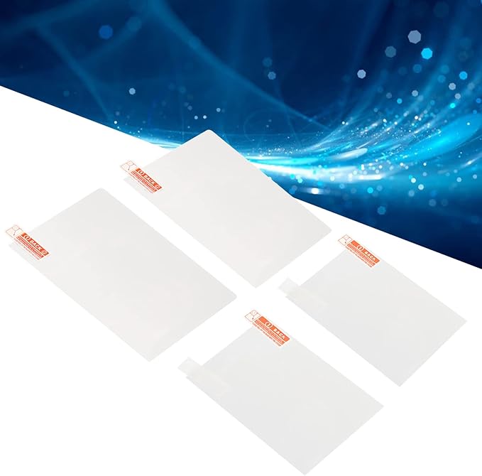 Hilitand 3DS XL Screen Protector, Tempered Glass Top LCD Screen Protector and HD Clear Crystal Tempered Glass PET Film for New 3DS XL