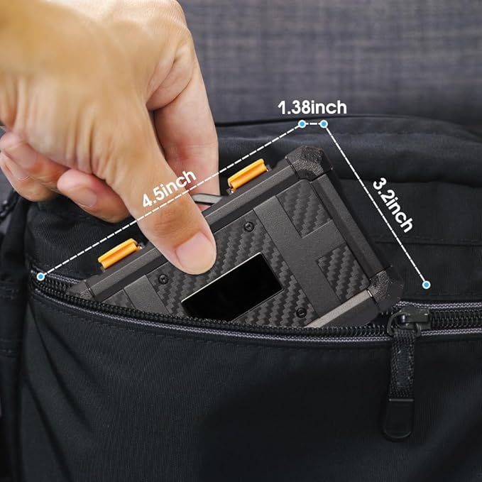 Multi-Function Camera Battery Case Anti-Shock Memory Card Holder for 2X Camera Batteries, 2X CF/XQD/CFeB, 5X SD, 6X TF, and 3X CFeA
