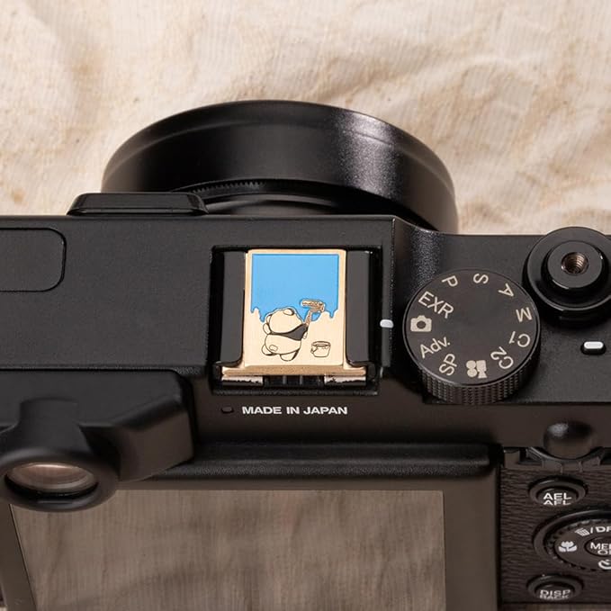 Camera Metal hot Shoe Protective Cover Suitable for Fuji X100VI X100V X-T4 X-T3 X-E4 X-T50 X-T30 for Nikon z30/z50/d810/d610 (Copper Alloy-Hot Shoe Cover)