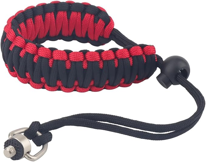 Paracord Camera Wrist Strap Lanyard with Screw for Insta 360 X3, Ace Pro, DSLR Cameras, Selfie Sticks