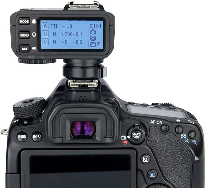 Godox X2T X2T-C Flash Trigger for Canon, with 2.4G E-TTL II HSS 1/8000s Group Function LCD Control Panel Firmware Update, GODOX X2 X2TC X2T C Wireless Flash Trigger Transmitter for Canon Camera
