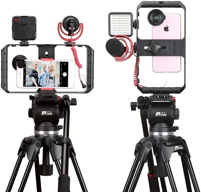 ULANZI U200 Smartphone Video Rig with Light Bundle with U Rig Pro Video Rig