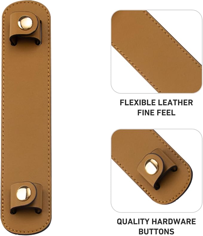 Shoulder Strap Pad Replacement,Microfiber Leather Strap Pads Detachable Cover for Tote Bag