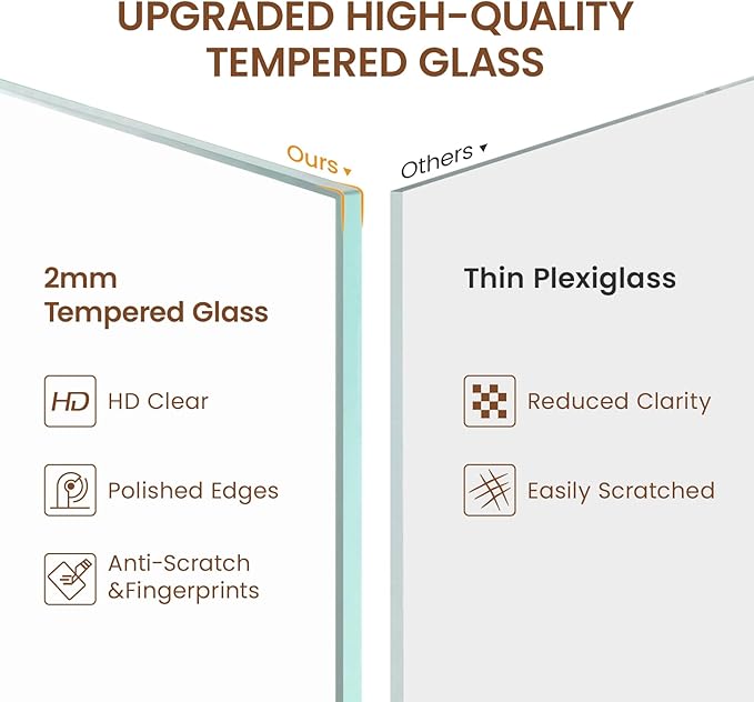 11x14 Picture Frame, Natural Solid Wooden Picture Frames with Tempered Glass, Display 8x10 with Mat or 11 x 14 Without, Vertical or Horizontal Wall Hanging Photo Frame, Natural Oak Color, 1 Pack
