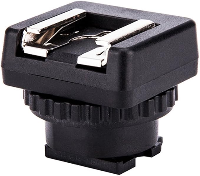 JJC Microphone & LED Light Cold Shoe Adapter Converter for Sony FDR-AX53 AX43 AX45 AX33 AX60 AX100 AX700 HDR-CX675 CX680 CX900 CX400E CX510E CX610E and More Sony Camcorder with Multi Interface Shoe