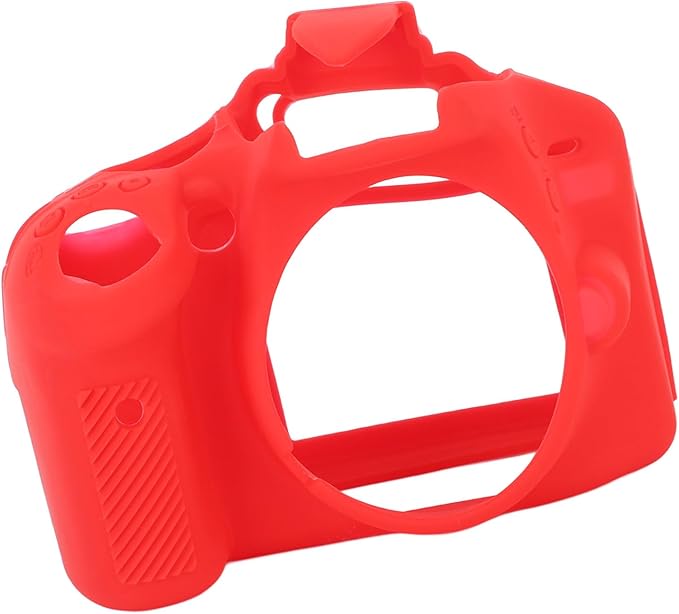 Goshyda Silicone Camera Case for Nikon D3100, Shock Proof Rubber Protective Body Skin Cover Bag for Nikon D3100 (Red)