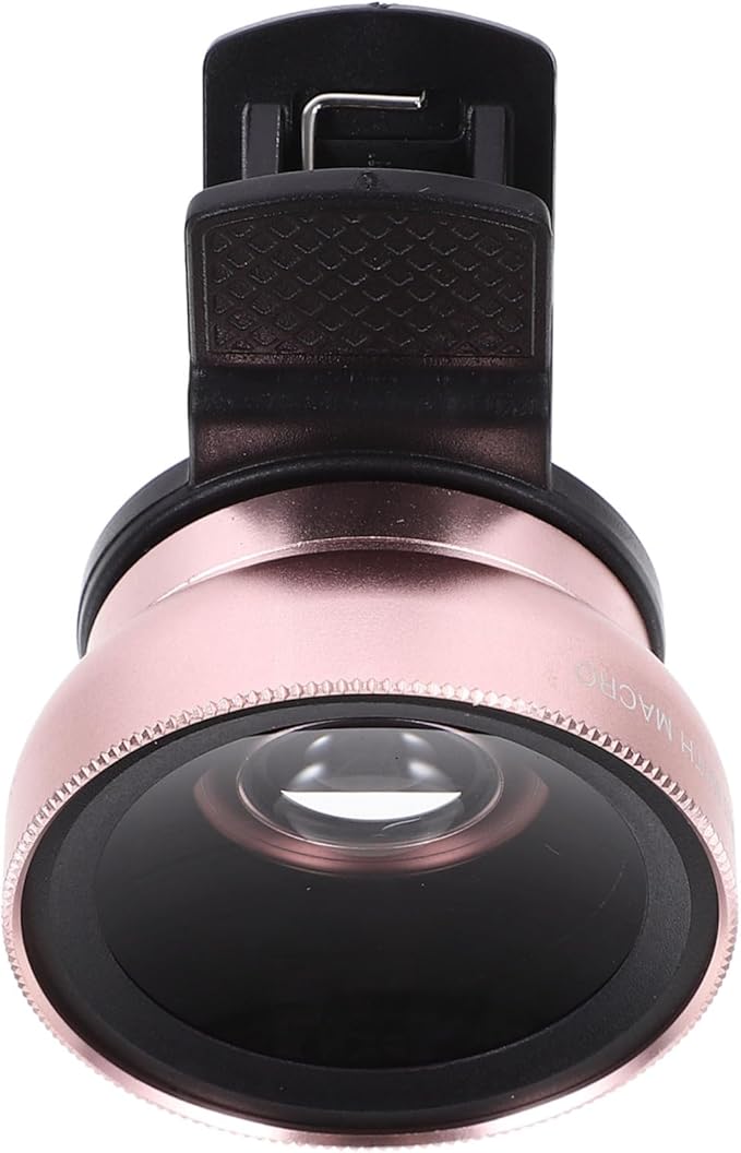 Angoily Clip on Phone Lens Universal Fit for Smartphones High-Definition Macro Wide-Angle Lens 49uv for Eyes Protection