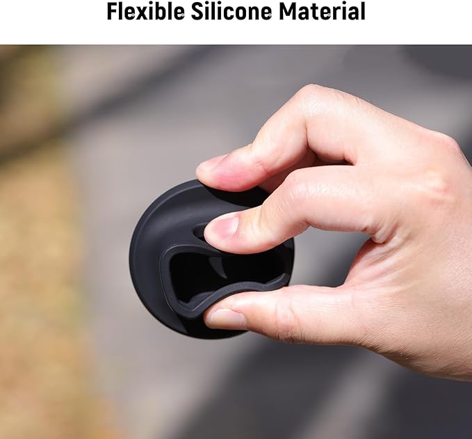 NEEWER Silicone Stand Base for Pocket 3, ø64mm Nonslip Soft Stable Anti Scratch Desktop Camera Mount Support Base Accessory Compatible with DJI Osmo Pocket 3 Gimbal Camera, AC020