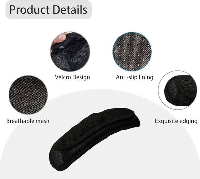 2PCS Shoulder strap pad, with Ultra thick Cushion, Luggage Bag Crossbody, Plus Long & Anti-slip &Breathable, Universal