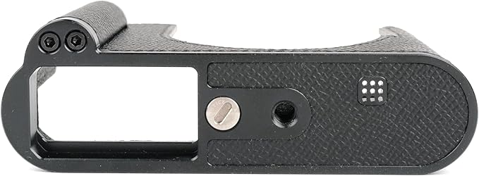 Handmade Genuine Leather Camera Half Case for Leica D-LUX 8 /Leica D-LUX8 Case - Top Layer Cowhide Body + Metal Base Plate+ Hand Shank Design