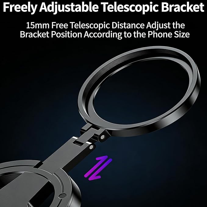 Anti-Glare Magnetic Phone Filter, Polarizing Lens for iPhone, Professional 52mm Polarizing Filter for iPhone Compatible, Reduces Reflections Enhances Colors (1Pc)