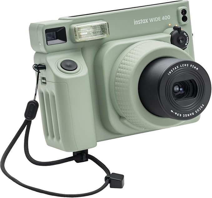Fujifilm INSTAX Wide 400 Instant Camera - Sage Green (Camera w/ 2 Wide Twin Packs + Bag)