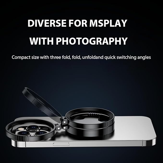 Magnetic CPL Filter for iPhone, Quick Mount for iPhone Filter Lens, Professional 52mm Polarizing Filter for iPhone Compatible with iPhone 12-16, Anti-Glare, Reduces Reflections Enhances Colors (Black)