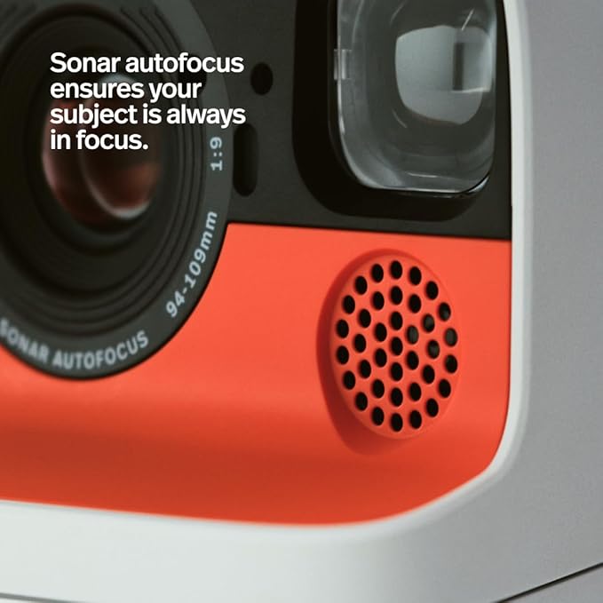 Polaroid Flip Instant Camera + Color Film Bundle (16 Photos Included) - Black (6565) - Hyperfocal 4-Lens System, Sonar autofocus, and Sence Analysis with Bluetooth paired Companion app