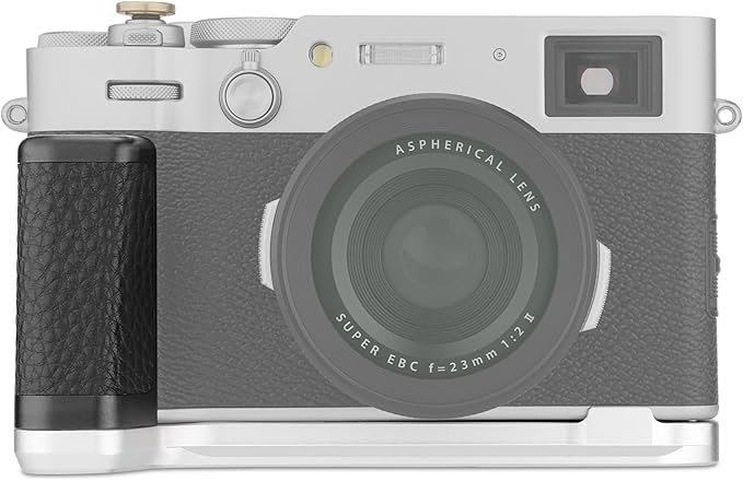 Haoge Holder Hand Grip for Fujifilm Fuji X100VI Camera L-Shape Grip HG-XVIS with Arca Swiss Quick Release Plate Camera Handle Bracket
