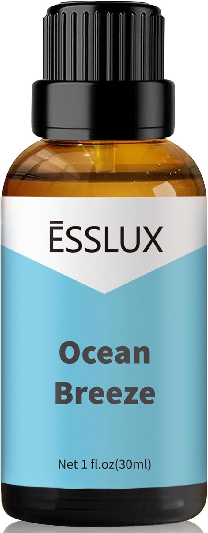Ocean Breeze Fragrance Oil - ESSLUX Essential Oils for Diffuser, Candle Soap Making Clean Fresh Scents, Aromatherapy Scented Massage, Perfume for Humidifier Home Fragrance, 1 fl oz
