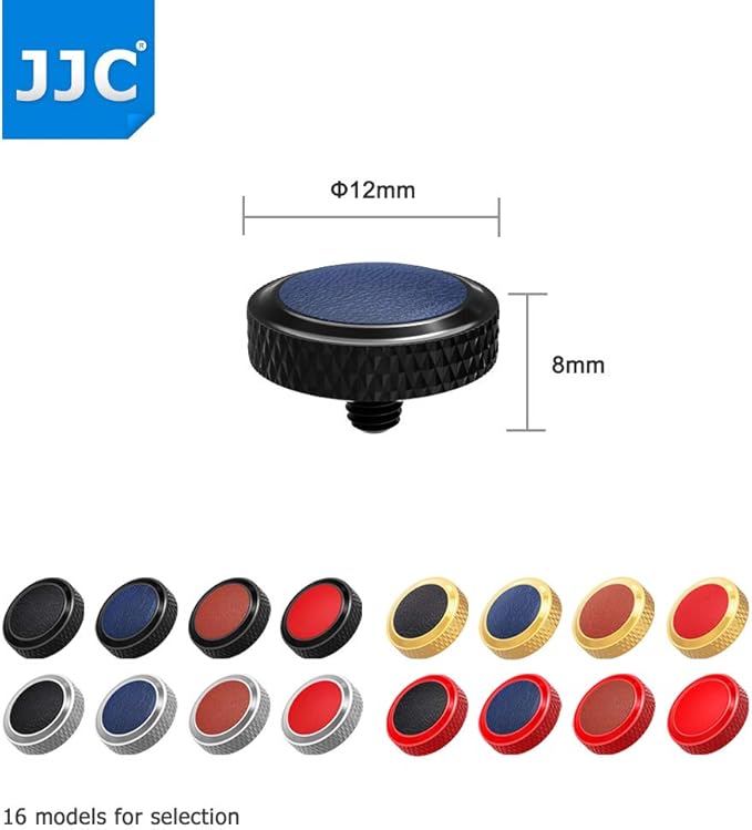 Soft Camera Shutter Release Button Cap for Fuji X-T30 III XM5 X Half X100VI X-T30II X-T20 X-T10 X-E5 X-E4 XE4 X-E3 X-E2 X-E2S X-E1 X-T4 XT3 X-Pro3 XPro2 X100V X100F X100T X100S X30 GFX100RF Black+Blue
