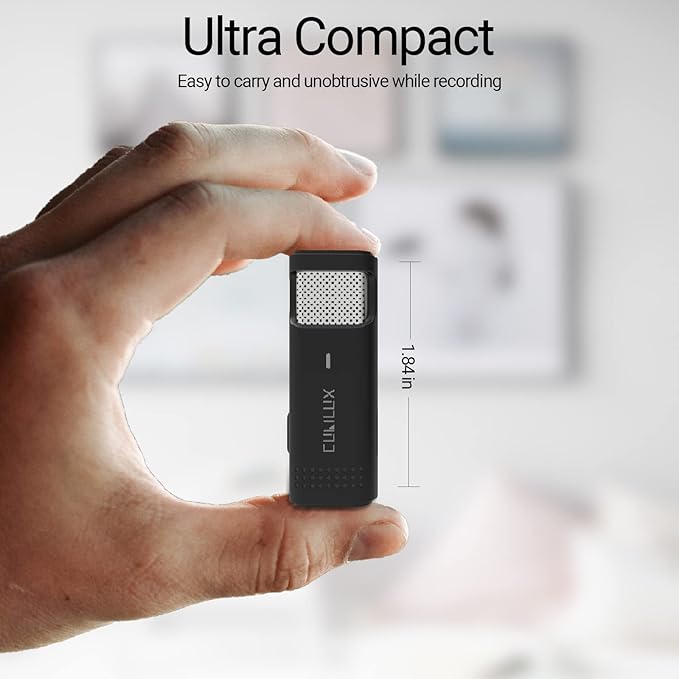 Cubilux Wireless USB C Lavalier Microphone Compatible with iPhone 17/16/15 Pro Max, iPad Pro 13/12.9/11, MacBook, Galaxy S25/S24/S23/S22, Tab S11/S10/S9/S8, Pixel 10/9/8/7/6 Pro, Type C Mini Lapel MIC