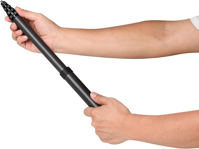 118 Inch/3m Carbon Fiber Invisible Extension Selfie Stick for Insta360 Insta 360 X5/X4/X3/X2/ONE RS Action Camera Accessories