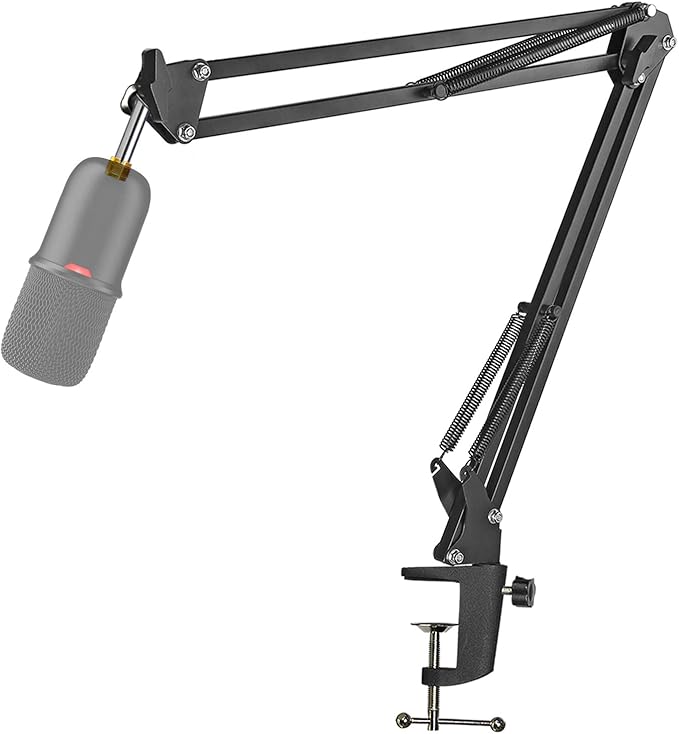 Boom Arm Stand for HyperX SoloCast 2 Boom Arm - Professional Adjustable Scissor Mic Stand Compatible with HyperX SoloCast 2 Microphone by YOUSHARES