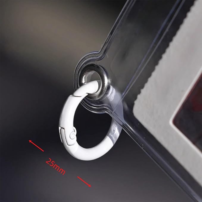 3 Pack 35mm Film Protector Sleeves - 6.5x7.5cm Clear Archival Safe Storage with White Holder Ring & 5x5cm Tab for Film Negative Organization