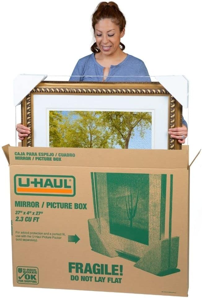 U-Haul Uhaul Mirror and Picture Box-1 box