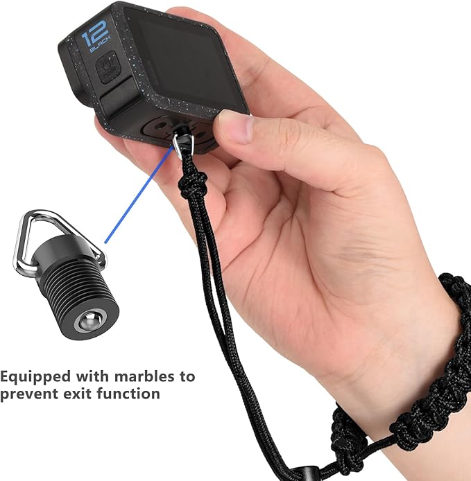TLEVZKM Camera Wrist Strap, Adjustable Anti-Drop Nylon Hand Rope with 1/4-20 Screw for GOPRO Insta360 DJI Selfie Stick Canon Nikon Sony DSLR Cameras