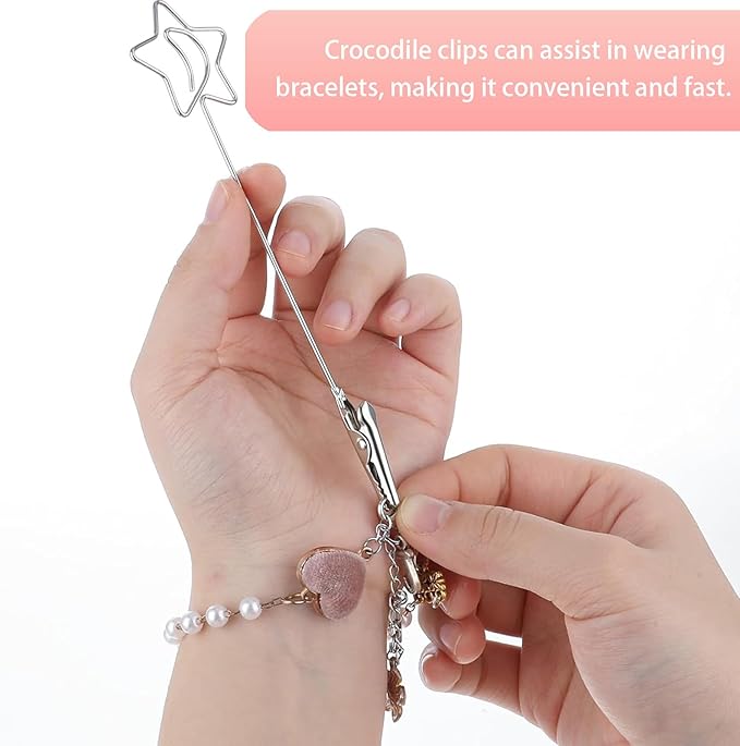 5pcs notepad, wedding supplies, table number holder, paper clip, photo frame, multifunctional table picture holder, metal matchstick extender, jewelry bracelet, necklace bracelet auxiliary tool
