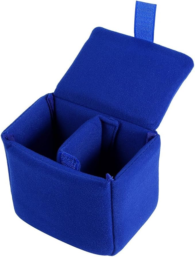 Yosoo DSLR Camera Bag Insert Pad Shockproof Protection Case Organizer Accessory For Photographing (Blue) Camera Insert Small Camera Bag Insert