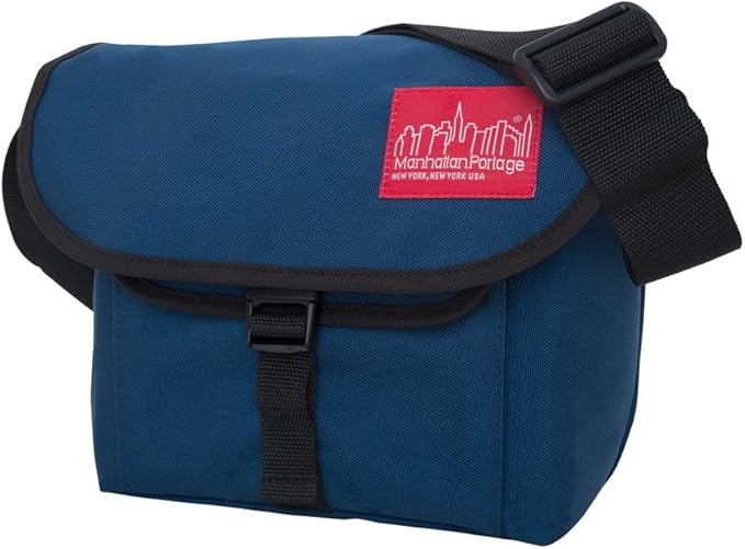 Manhattan Portage Aperture Camera Bag Water-Resistant DSLR & Tech Crossbody with Removable Padded Insert (Navy)
