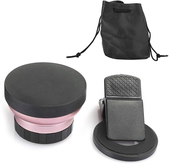 2 in 1 Phone Lens Professional, 0.45X Super Wide Angle and Macro Lens Clip On Cell Phone Lenses Compatible with Android Mobile Phones/Tablets/Camera