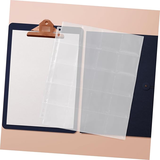 DOITOOL 30pcs Acid Negative Film Sleeves for Organizing Film Negatives Horizontal Strips Slots Storage for Photographers