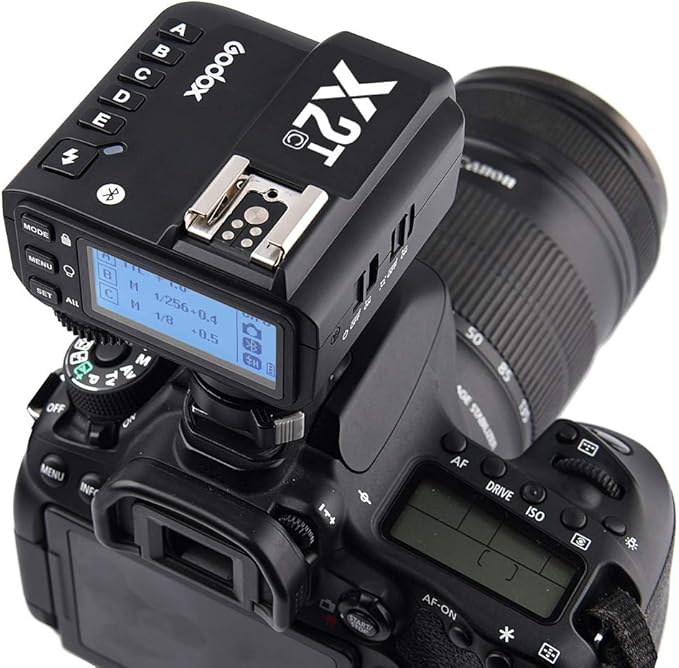 Godox X2T X2T-C Flash Trigger for Canon, with 2.4G E-TTL II HSS 1/8000s Group Function LCD Control Panel Firmware Update, GODOX X2 X2TC X2T C Wireless Flash Trigger Transmitter for Canon Camera