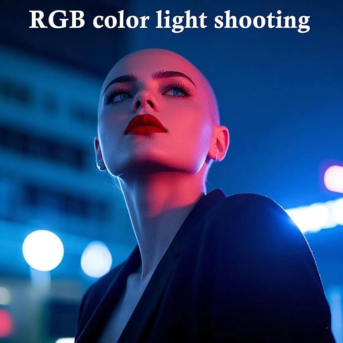 Ring Light for Phone, Phone Ring Light Stabilizer for Video Recording,Smartphone Video Rig for Tiktok Vlogging,RGB Video Light for Photography Filmmaking Video Maker,Stabilizer Light Combination