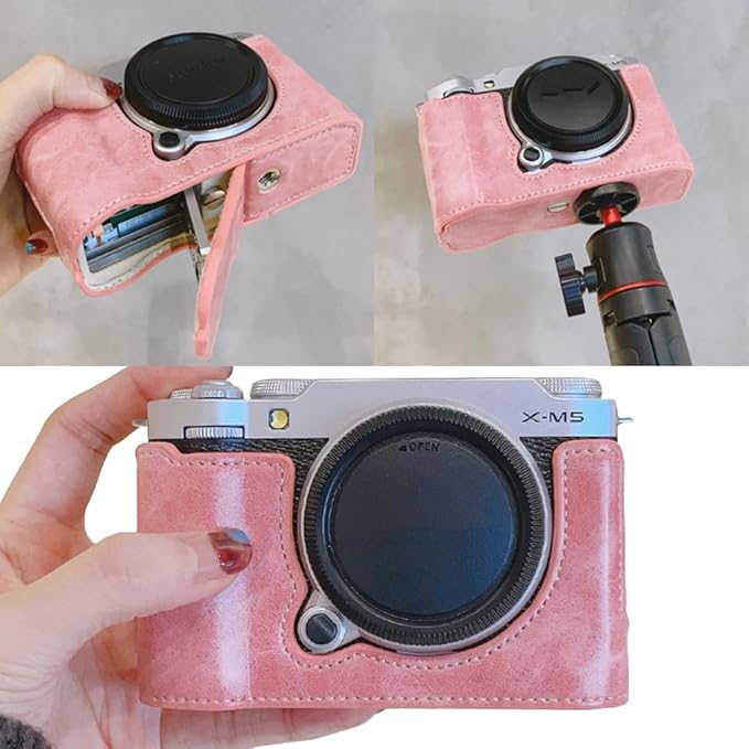 ECVGHD Protective PU Half Case for XM5 Protector Easy Battery Access