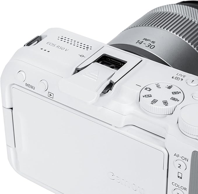 4PCS ER-SC2 Camera Hot Shoe Cover Protector Cap Designed for Canon EOS R50 V R50V R5 R6 Mark III II R10 R7 R1 R3 PowerShot V1 Camera Replace Canon ER-SC2 Shoe Cover (NOT fit Canon R5 Camera) - White
