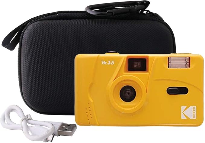 WERJIA Hard Carrying Case Compatible with Kodak M35/M38/Ultra F9 35mm Film Camera (black)