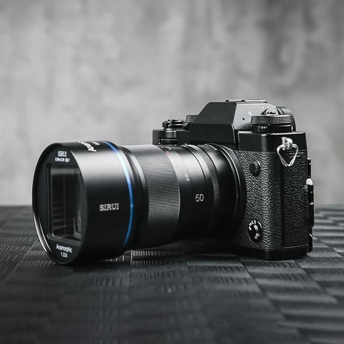 SIRUI 50mm F1.8 1.33X S35 Anamorphic Lens for X Mount, Blue Flare