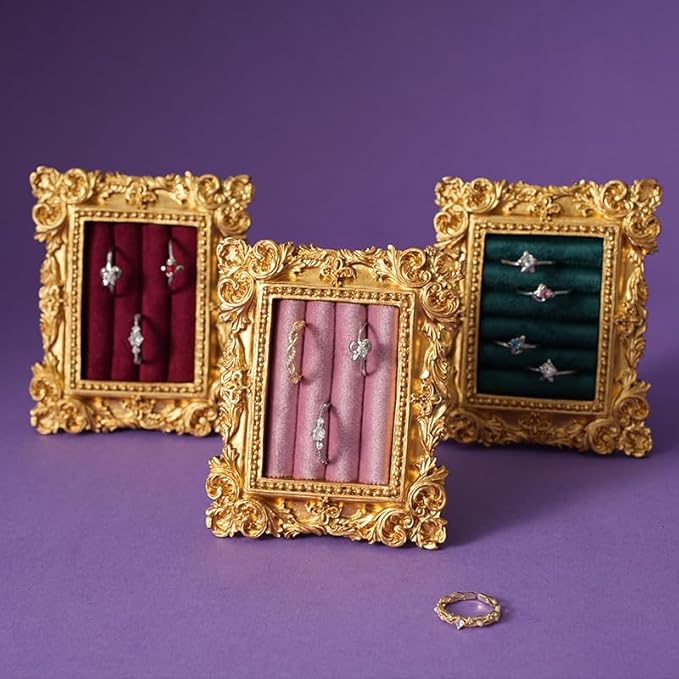 Suede Lined Jewelry Display Stand