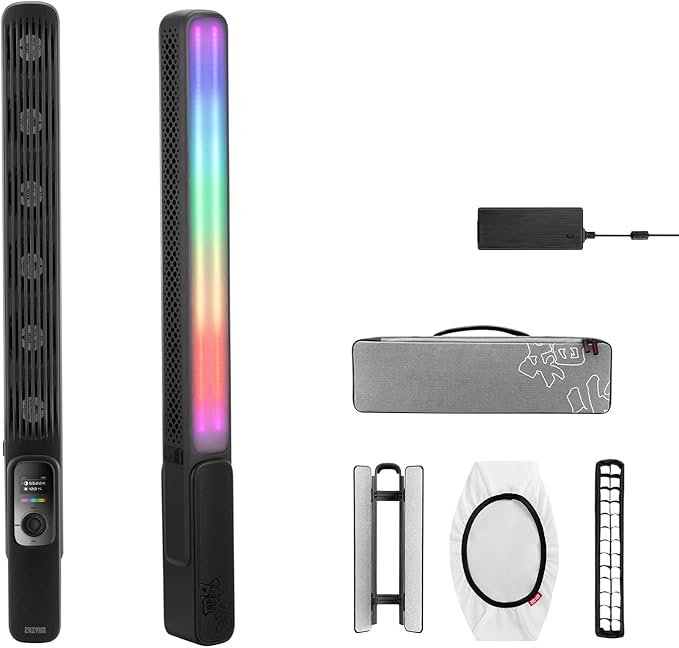 Zhiyun FIVERAY F100 100W Light Stick Continuous Output Lighting Combo,Black, 1 Count