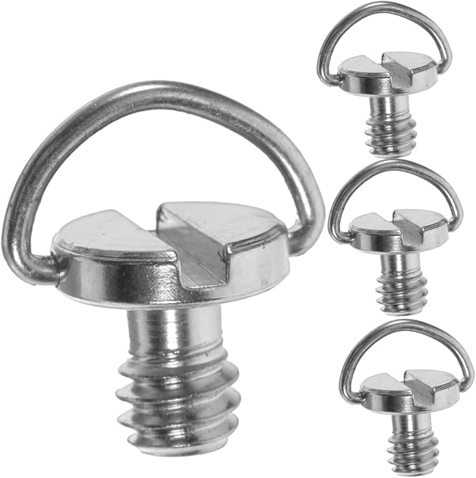 Gadpiparty 5pcs Replacement Camera Mount Screws d Ring Screw for Tripod Mount Quick Release Plate Clamp