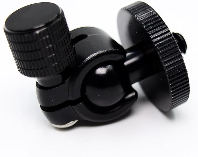 koolehaoda Mini Ballhead Camera Tripod Ball Head Mount and 1/4 to 3/8 Connector (1/4 to 3/8 Connector)