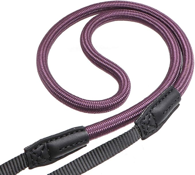 HITHUT Quick Release Camera Neck Strap Shoulder Strap Belt for Mirrorless Digital Cameras Climbing Rope with Quick Release QD Loops Connector with O-Ring Adjustable Length 30-53inch Purple