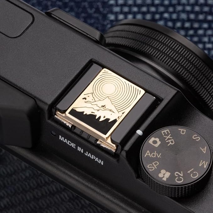 Camera Metal Hot Shoe Cover for Fujifilm XPro3 XT5 XT4 XT3 XT2 XT50 XT30 XT30II XT20 XT200 X100VI XE5 for Nikon ZF Z5 Z6 Z6II (Copper Alloy-Hot Shoe Cover)