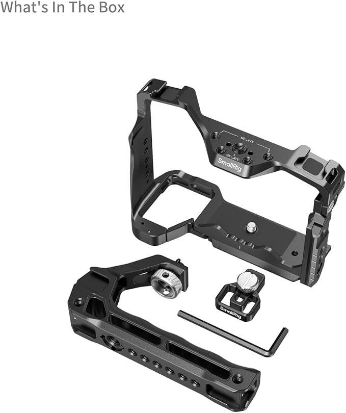 SmallRig A7 IV Cage with Top Handle and HDMI Cable Clamp, Basic Kit for Sony Alpha 7R V/Alpha 7 IV/Alpha 7 S III